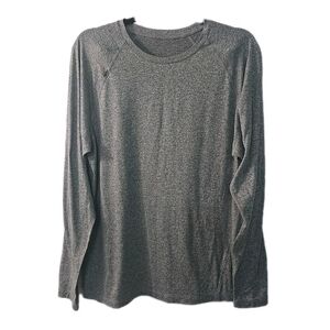 Rhone Men's Performance Shirt Size Large Long Sleeve Light Gray